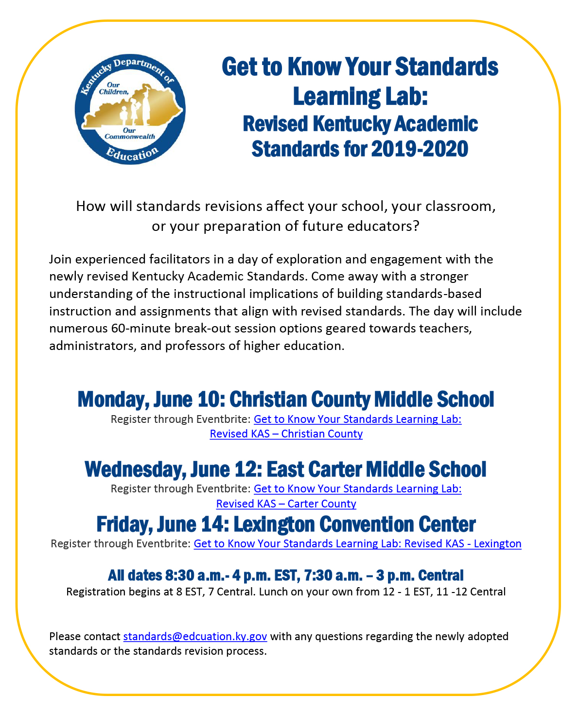 KDE:Standards Learning Lab KDE:Standards Learning Lab